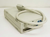 Iomega B190THP Bernoulli 90 Pro drive – left side and rear view showing SCSI port and attached cable