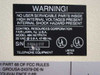 CRC NetPath 64 Model 464 rating label showing 22 VAC 0.9A 47-63 Hz, UL listing, FCC Part 68, serial number, and Control Resources Corporation Fair Lawn NJ details