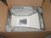 Liebert UGX1000RTSE-60 UPS packed in original shipping box with foam corner cushions and product documentation sheet