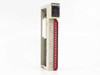 Sharp JW-2DA Analog Output PLC Module – right-side angled view showing screw terminal strip and front panel label