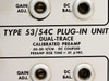 Tektronix Type 53/54c Plug-in Unit Dual Trace Calibrated Preamp