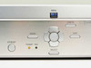 DirecTV DVR R10 front control panel detail showing Standby button, Power and REC indicator LEDs, Guide, Menu, Live TV, Info, Select buttons and d-pad