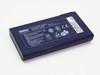 Dell 75UYF battery module bottom label showing Dell Battery Module branding, CE and UL certification marks, and barcode sticker