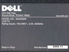 Dell W3202MH rating label — Model W3202MH LCD TV, 100-240V~ 2.5A 50/60Hz, manufactured November 2005, Made in China