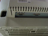 Dell P1110 UltraScan CRT monitor — rear panel showing dual HD-15 VGA ports (HD-1 and HD-2) and IEC C14 AC IN connector