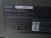 Sony PVM-20L1 rear rating label — model number, serial number 6200645, SCC-M04G-A board code, 100–240V 75W 50/60Hz specs, manufactured October 2003, made in Japan
