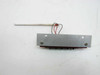 Thermco 4104 thermal probe assembly – single ceramic-sheathed probe with red and black wires connected to wiring block on aluminum bracket, side profile view