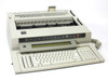 IBM 6770 Wheelwriter System/40 word processor typewriter — front three-quarter view showing full keyboard, LCD display panel, and print mechanism housing