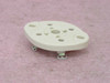 EF Johnson Co. 122-224-1 4 Pin Ceramic Tube Socket