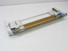 Epson C806390 cut sheet feeder — front angled view showing feed rollers, blue paper guides, and chrome rail