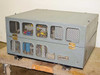 Decca Radar TMS1230C Type 65170 transceiver unit — two-section gray metal cabinet with mesh ventilation panels, internal components visible