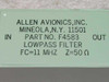 Allen Avionics Inc. F4583 Lowpass Filter