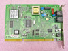 Practical Peripherals 5660US 56K ISA modem card – top component side showing Rockwell main chipset and transformer