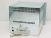 ICS Advent RMX-17CRT/TS rackmount CRT monitor – rear view showing silver chassis, ventilation slots, IEC power inlet, and attached power cord