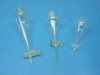 Buchler/Kimax/Pyrex Lot of 5 Lab Glass Separatory funnels