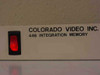Colorado Video Inc. 446 Integration Memory
