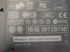 Compaq Armada 3500 bottom label showing Series PP2010, model 6266/T/4100/0/0/1, 15VDC 4.5A input, FCC and CE certifications, assembled in Taiwan