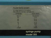 Sage Instruments 355 Syringe Pump