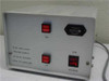 Zeiss 91 01 44 Stabilized Arc Lamp Power Supply front panel showing Hobbs hour meter, 8A and 4A fuse buttons, and red power switch