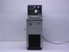 Brinkmann MGW Lauda RM6 refrigerated circulating water bath — front view showing control head with digital display, indicator lights, and knob, plus stainless bath tank and refrigeration unit below
