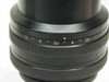Close-up of Nikon Printing-Nikkor 105mm f/2.8 aperture ring showing f/2.8 through f/11 markings