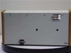 Graham Patton Systems 608 Audio Mixer – rear panel showing D-sub connector, two blank port holes, UL listing mark, and identification stickers