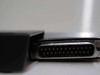 Compaq 258575-002 floppy caddy close-up of 25-pin parallel connector end