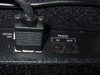 Clarity VN-3820-VA rear panel detail showing serial number port and RS-232 IN/OUT RJ-style connectors