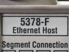 Close-up of SynOptics 5378-F label reading '5378-F Ethernet Host' and 'Segment Connection'