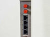 SynOptics 5378-F faceplate Cluster A section showing RX/TX red indicators and four RJ-45 ports numbered 1–5