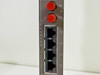 SynOptics 5378-F faceplate Cluster C section showing RX/TX red indicators and four RJ-45 ports numbered 11–15