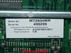 MultiTech MT2834MR label showing Model No. MT2834MR, Serial No. 406289, FCC Registration AU7USA-20673-MM-E, SKU 93560340