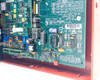 Kronos 460F interior showing System 400 Ethernet Main Board 6600188-999 Rev B label, Kronos Inc. Made in USA, with lithium battery