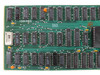 IBM 1501985 ISA monochrome video card — close-up of component side showing part number 1501985, board revision 265 marking, and IC array detail