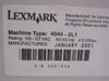 Lexmark 4044-2L1 Optra E312 (MS) Laser Printer -missing fuser cover