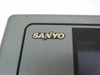Close-up of Sanyo logo on TRC-8030 Memo-Scriber housing