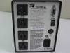 Best Power LI660VA Fortress UPS — rear rating plate showing model LI660VA BW, MN 9910-B08, PN 85F8801, input/output voltage and current specs, and four NEMA outlets