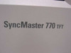Samsung SyncMaster 770TFT — close-up of SyncMaster 770 TFT model name printed on lower right bezel