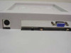 Samsung SyncMaster 770TFT — close-up of rear port area showing DC barrel power jack and HD-15 VGA input connector