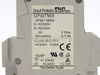 Fuji Electric CP32TM/3 CP32T-M003 rating label showing 3A 2-Pole, Ui AC250V, Ue AC240V, 50/60Hz, UL CSA CE markings