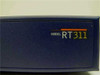 Netgear RT311 — close-up of right side showing MODEL RT311 logo in Netgear color scheme