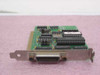 IEEE-488 GPIB 8-bit ISA card 01000-60300 front view showing GPIB D-sub bracket connector and DIP ICs on green PCB