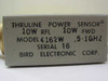Bird Electronic Corp 4162W Thruline Power Sensor .5-1GHz