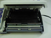 Brother FAX-565 interior view with top cover open revealing print mechanism and roller assembly