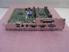 Intel AA688747-304 motherboard — I/O bracket view showing parallel port, two serial ports, PS/2, USB, and VGA connectors