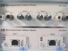 HP J3109A 4-Port 10Base-FL fiber module and HP J3191A 100Base-T module – close-up showing fiber and RJ-45 ports