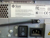 Sun Ultra Enterprise 450 rear panel label showing FCC compliance, power switch, IEC power inlet, and serial number SN:945FZ1D7 PN:500-5868-02