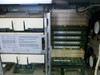 Close-up of Sun E450 CPU module bay showing dual UltraSPARC-II CPU slots and DIMM installation labels A-A-A-A through D-D-D-D