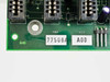 Dell 77508A riser card close-up of PWA label showing part number 77508A and revision A00