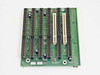 Dell 77508A ISA PCI riser card front view showing six ISA slots and two PCI slots on green PCB